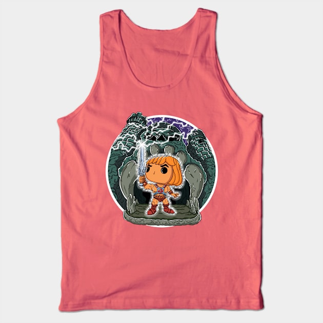 He-Man Castle Tank Top by soulcrawler